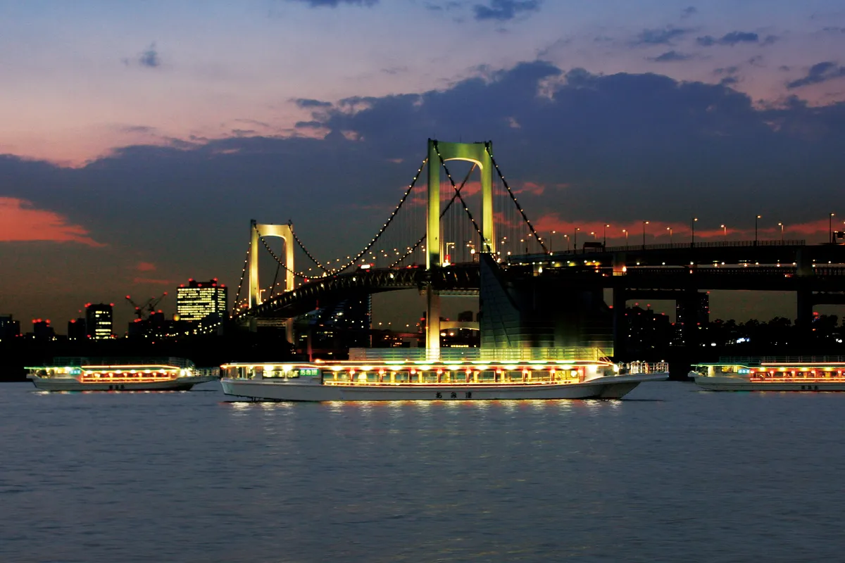 【アニバーサリープラン×お台場・スカイツリー夜景×乗合屋形船】旬のお刺身&揚げたて天ぷらメイン全10品ディナー★飲み放題付き★浅草発の東京湾の夜景とともにの写真 4