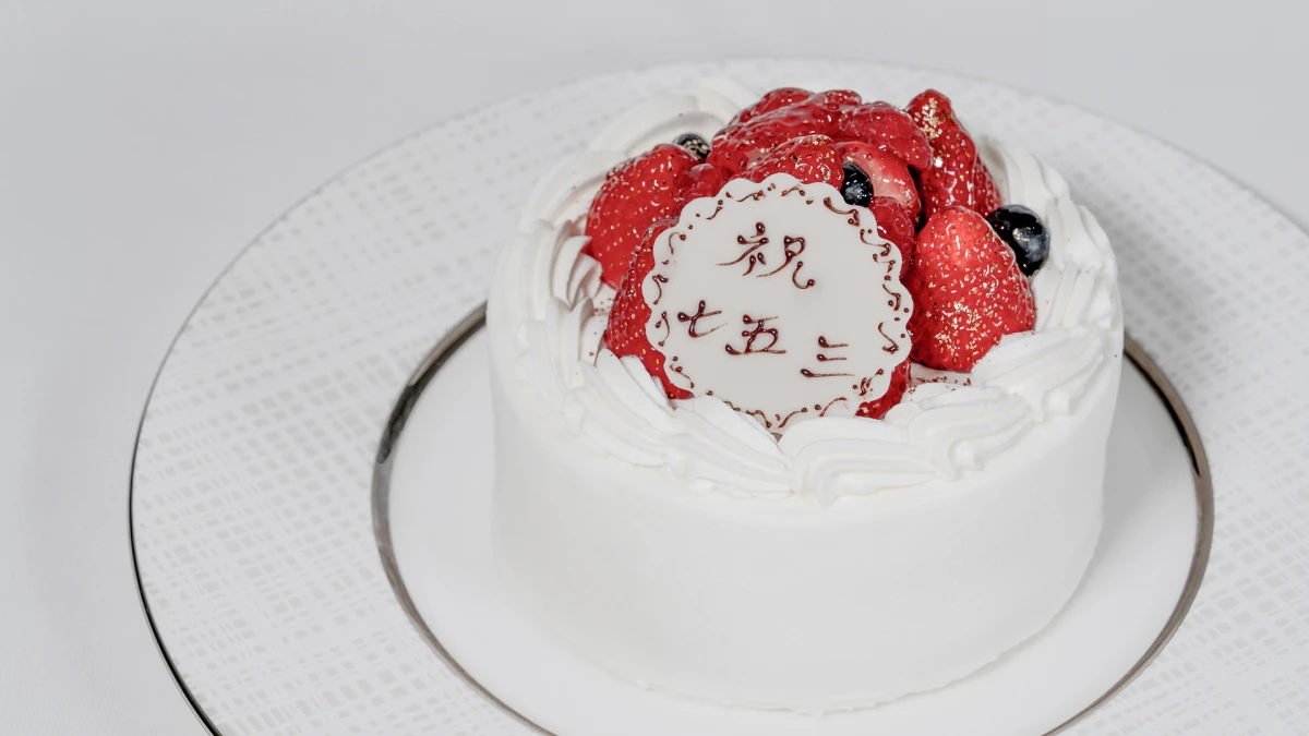 ホールケーキ付コース