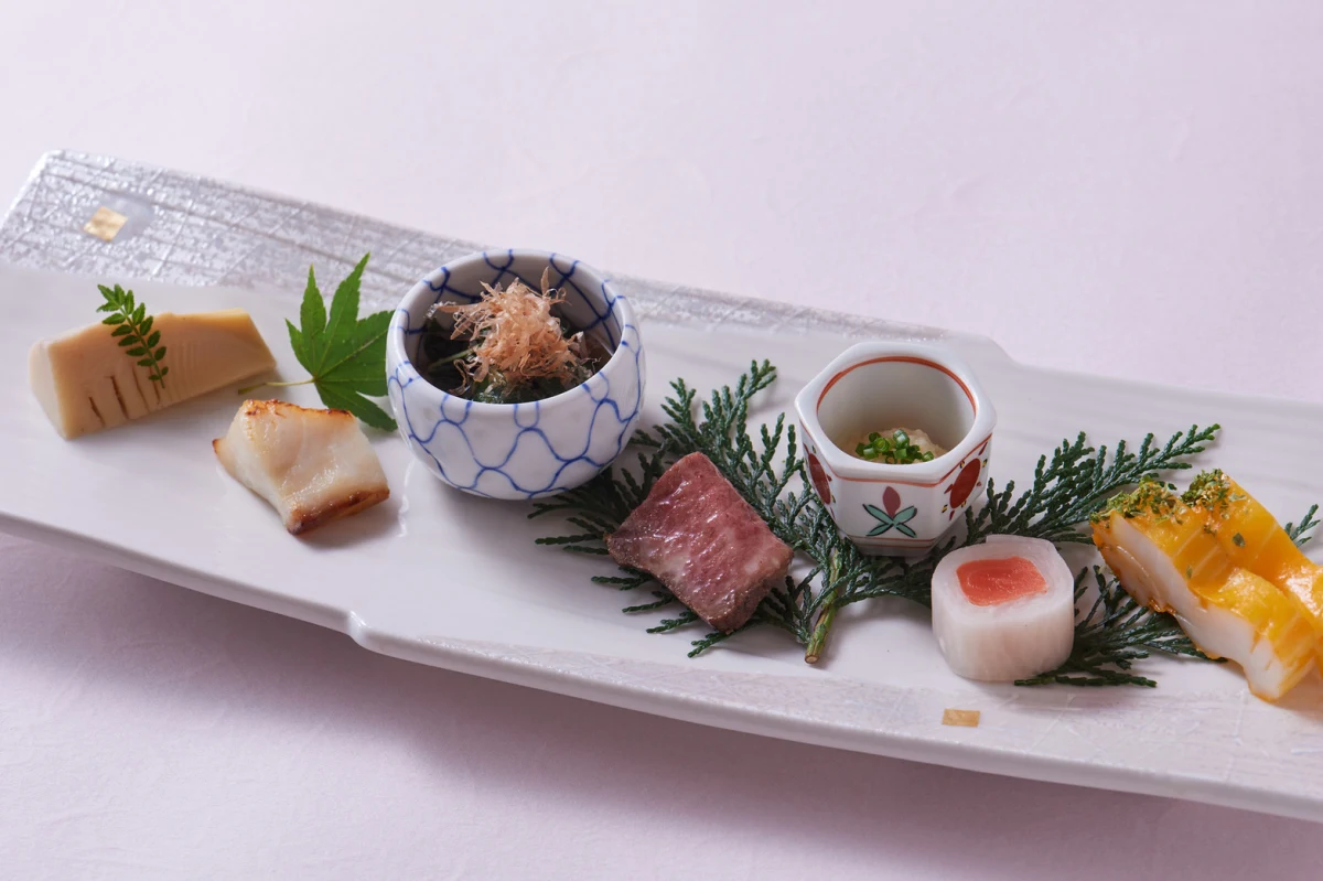 【平日限定 接待・会食ディナー】個室確約＋旬の会席料理「舞コース」全8品★赤坂の洗練された個室で記憶に残るビジネス会食を★ 料理