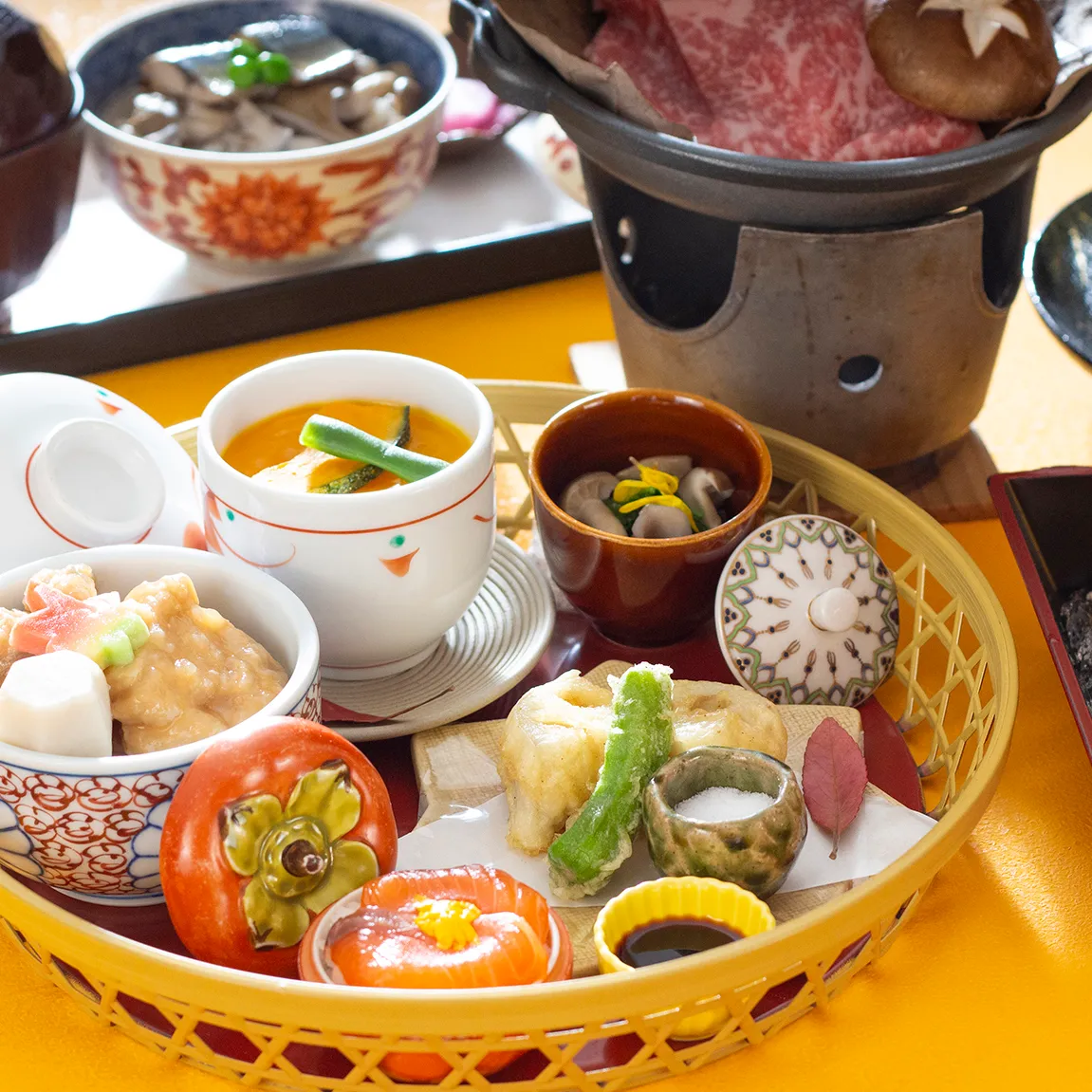 【最大10名 大人数のお祝いランチプラン】豪華な鉄板焼きステーキや会席を堪能するコース全6種★浜松マリオットホテルの別邸で贅沢なお食事と共にお祝い の写真 5