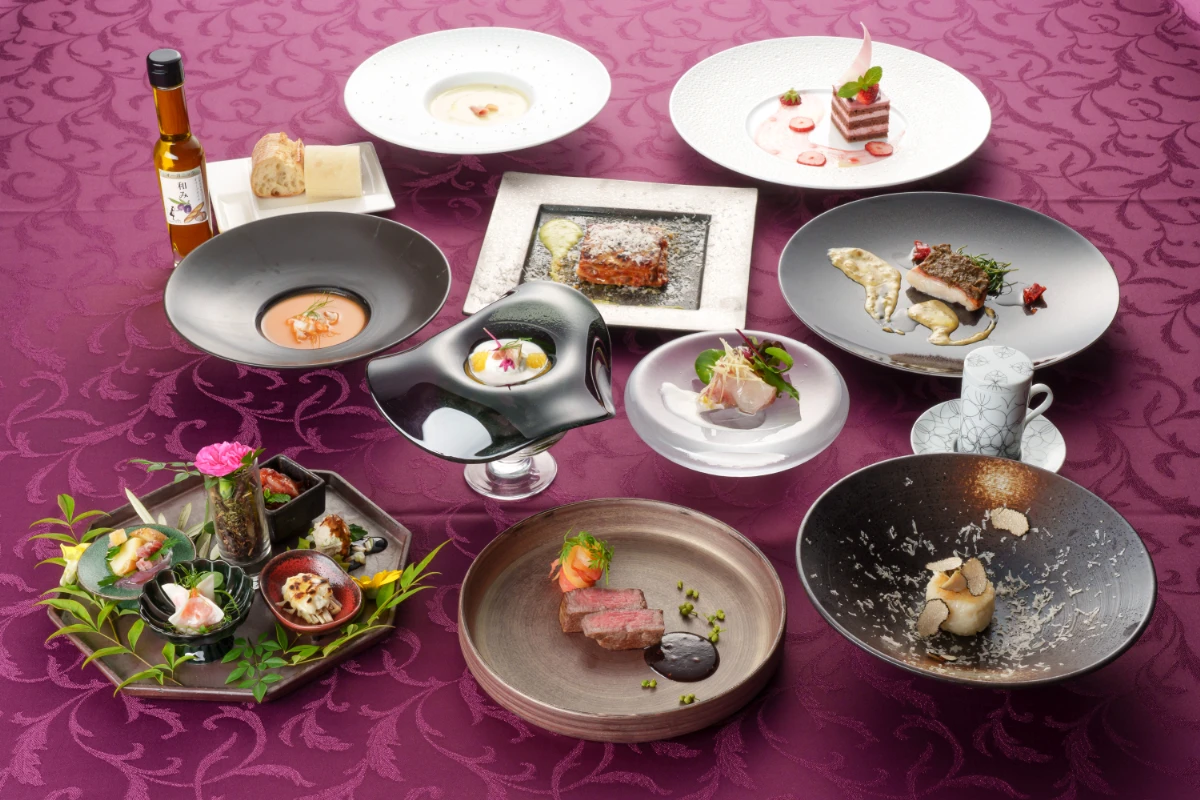 【懐石イタリアン×プロポーズプラン】全7品＋乾杯ドリンク★メッセージプレート付き★西新宿のシティビューを望む贅沢空間 料理
