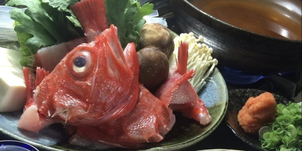 【網走産釣りきんきのしゃぶしゃぶ付きコース】 1