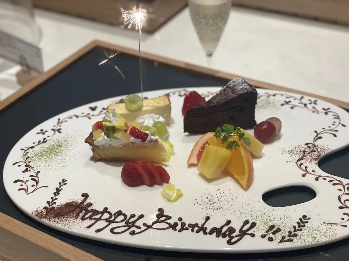 【個室確約★アニバーサリープラン】九州・福岡産厳選食材を堪能＊選べる♪3種のフレンチコース〜乾杯ドリンク＋2hフリードリンク＋メッセージ付プレート〜博多駅徒歩7分・GRAND FESTA HAKATAの写真 3