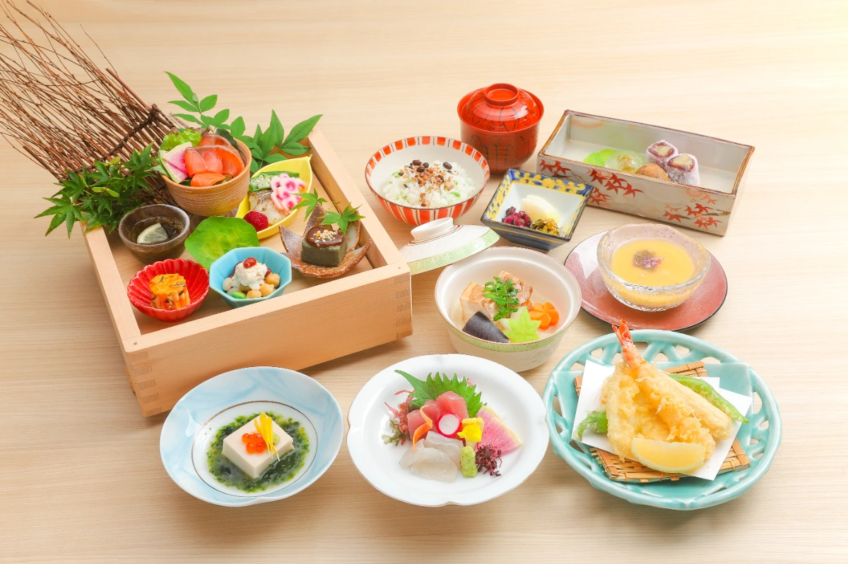 アニバーサリー・女子会にふさわいしい五感で愉しむ色鮮やかな会席料理 | 【個室確約 アニバーサリー・女子会プラン】旬の素材を和食ベースで仕上げた～詩コース～全8品★ 平野の老舗店で思い出に残るひとときを★様々な有料オプションでサプライズ演出も可能！