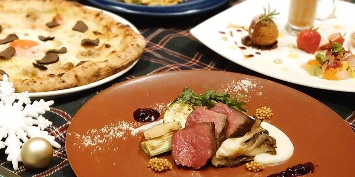 【アニバーサリーディナー×イタリアンコース】貴重なにわ黒牛ロースト＆窯焼きピッツァ全6品★乾杯ドリンク＋メッセージデザートプレート付き★hotel it.西長堀  1