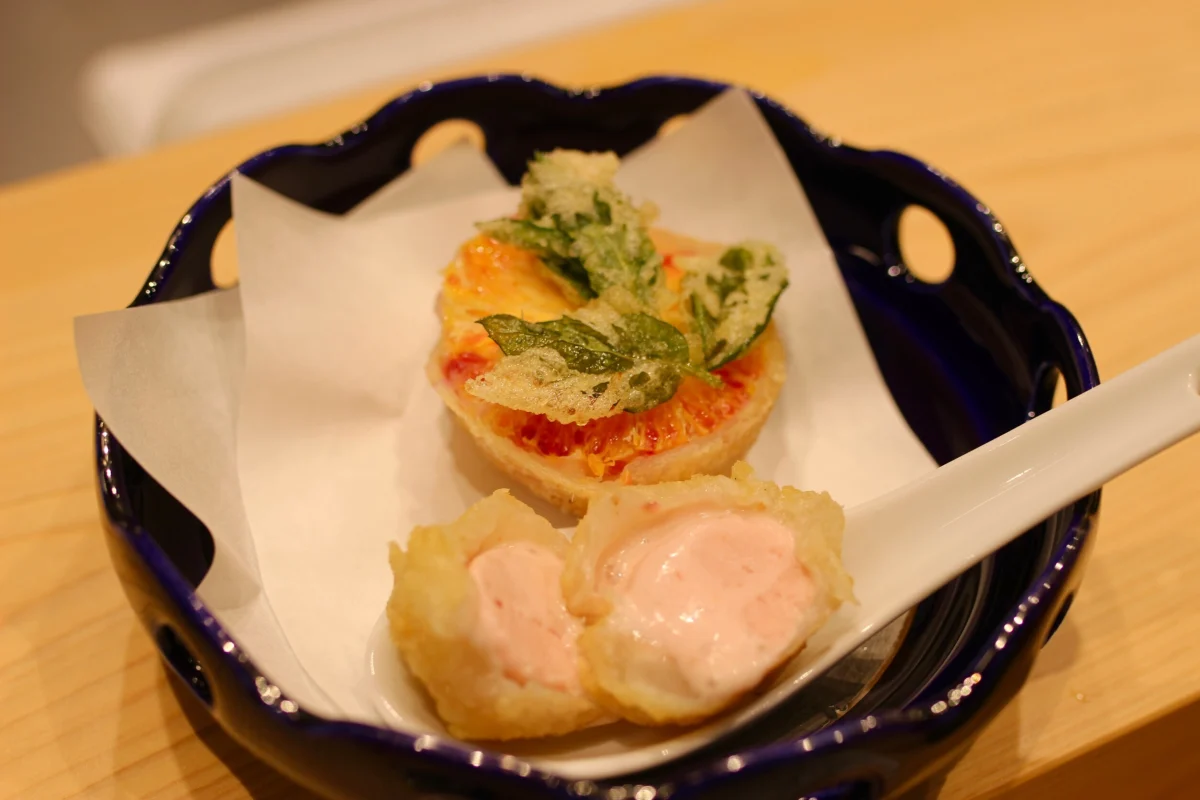 【大将おまかせ お昼のコース】四季折々の厳選食材を使用した上品な天ぷらを当店のカウンターで + 乾杯ドリンク付き★名古屋の極上天ぷら専門店 9