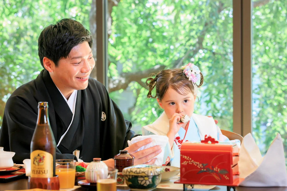 お祝いに最適な特典で思い出深い1日 | 【個室確約×七五三ランチプラン】お祝い会席プラン+お子様用お食事+祝い鯛+乾杯酒★築地の料亭で大切な節目のお祝い
