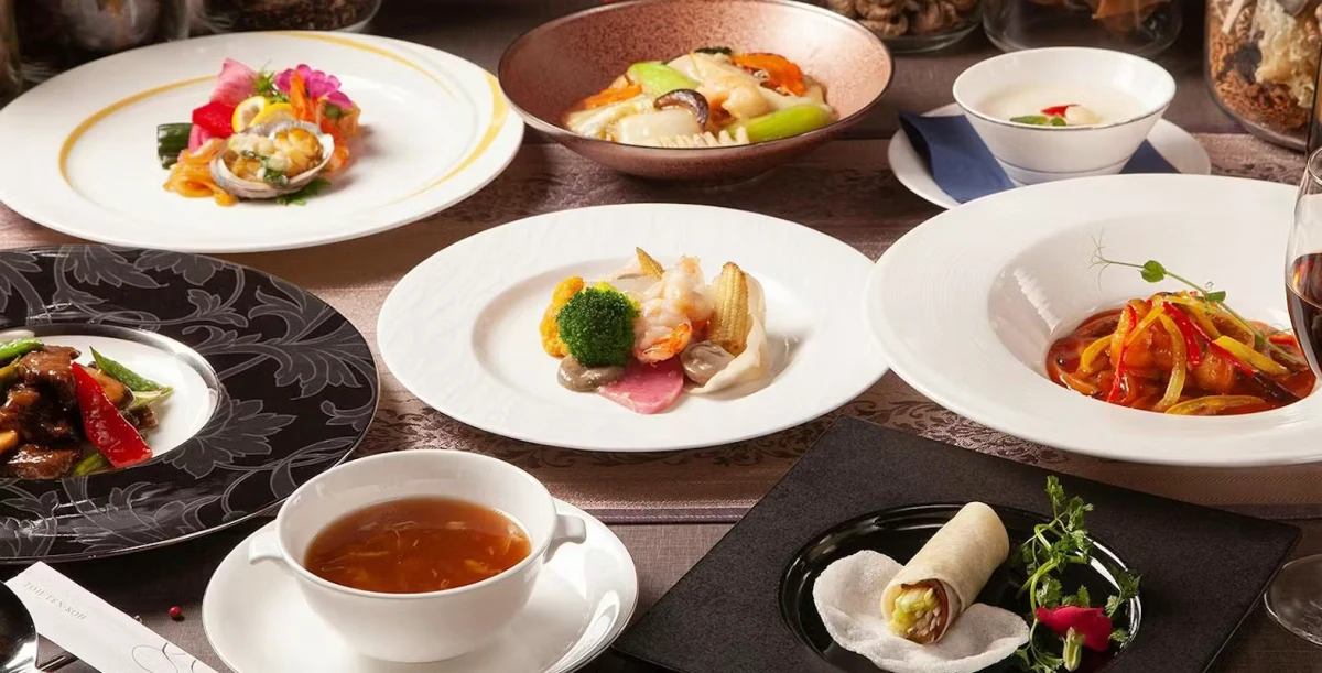 【4～10名様 個室確約 結納・顔合わせプラン】ふかひれスープ含む中華全7品コース＋選べるワンドリンク＋メッセージプレート★名駅KITTEで老舗中華を堪能★の写真 2