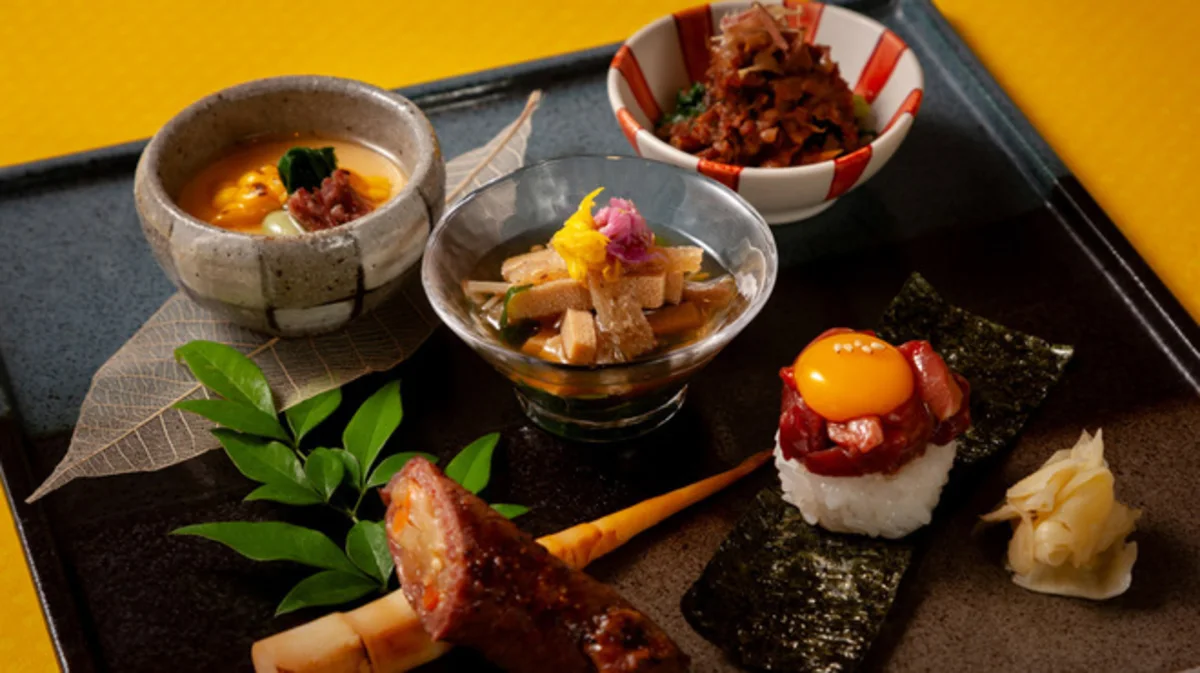 【アニバーサリーランチプラン】米沢牛づくし会席ステーキコース全8品＋乾杯ドリンク＋メッセージプレート★銀座の老舗料理店で洗練されたアニバーサリーを★ 料理