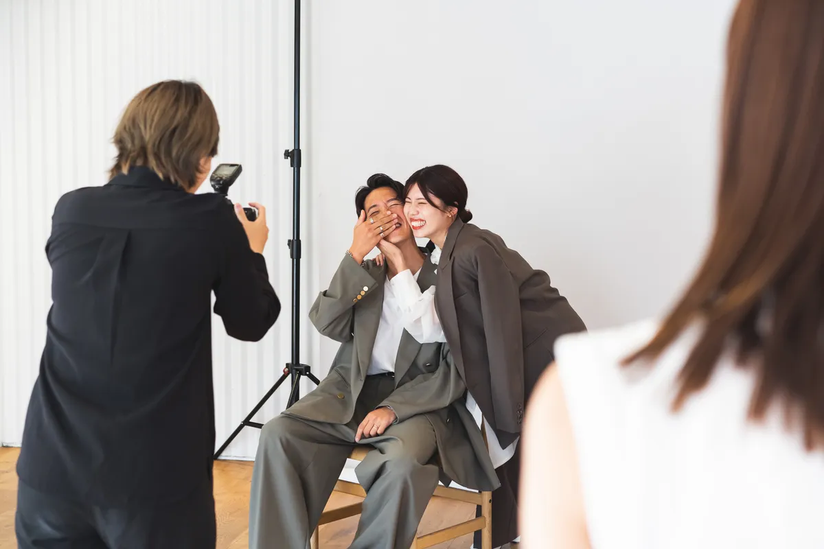 プロのフォトグラファーによる記念撮影（後日）
