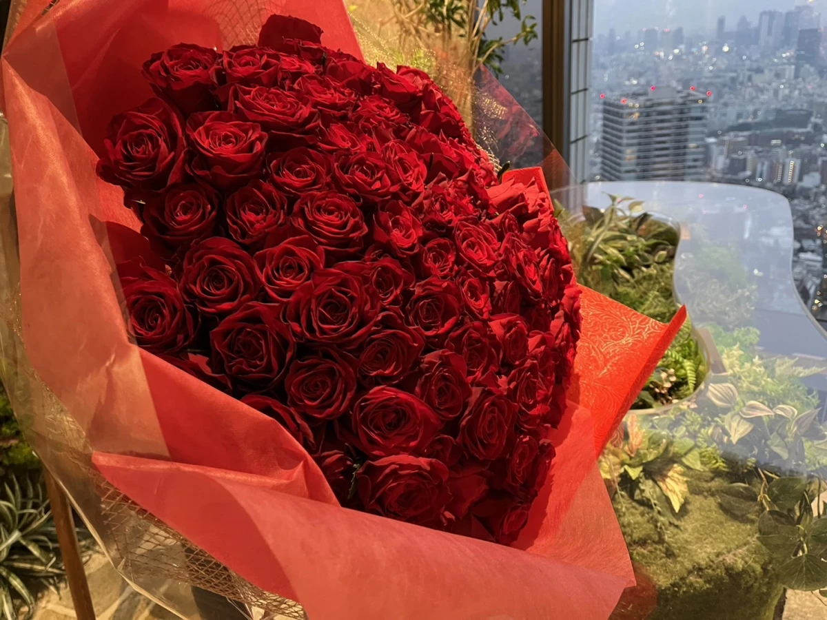 バラの花束