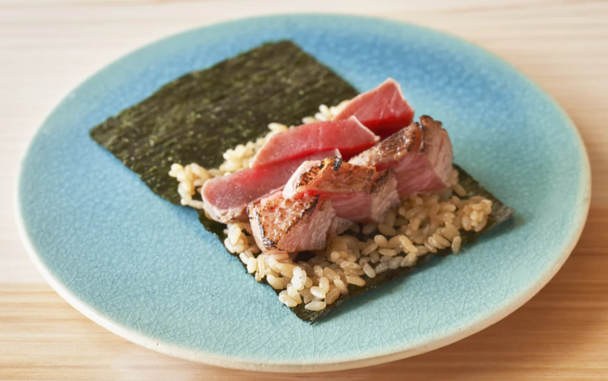 【最大11名★ランチ・ディナー可★アニバーサリーコース】若手職人が握る創作くずし寿司のおまかせコース★15貫＆3品の創作小皿料理＋乾杯スパークリングワイン＆メッセージ付きプレート★中目黒で祝う特別な日 料理