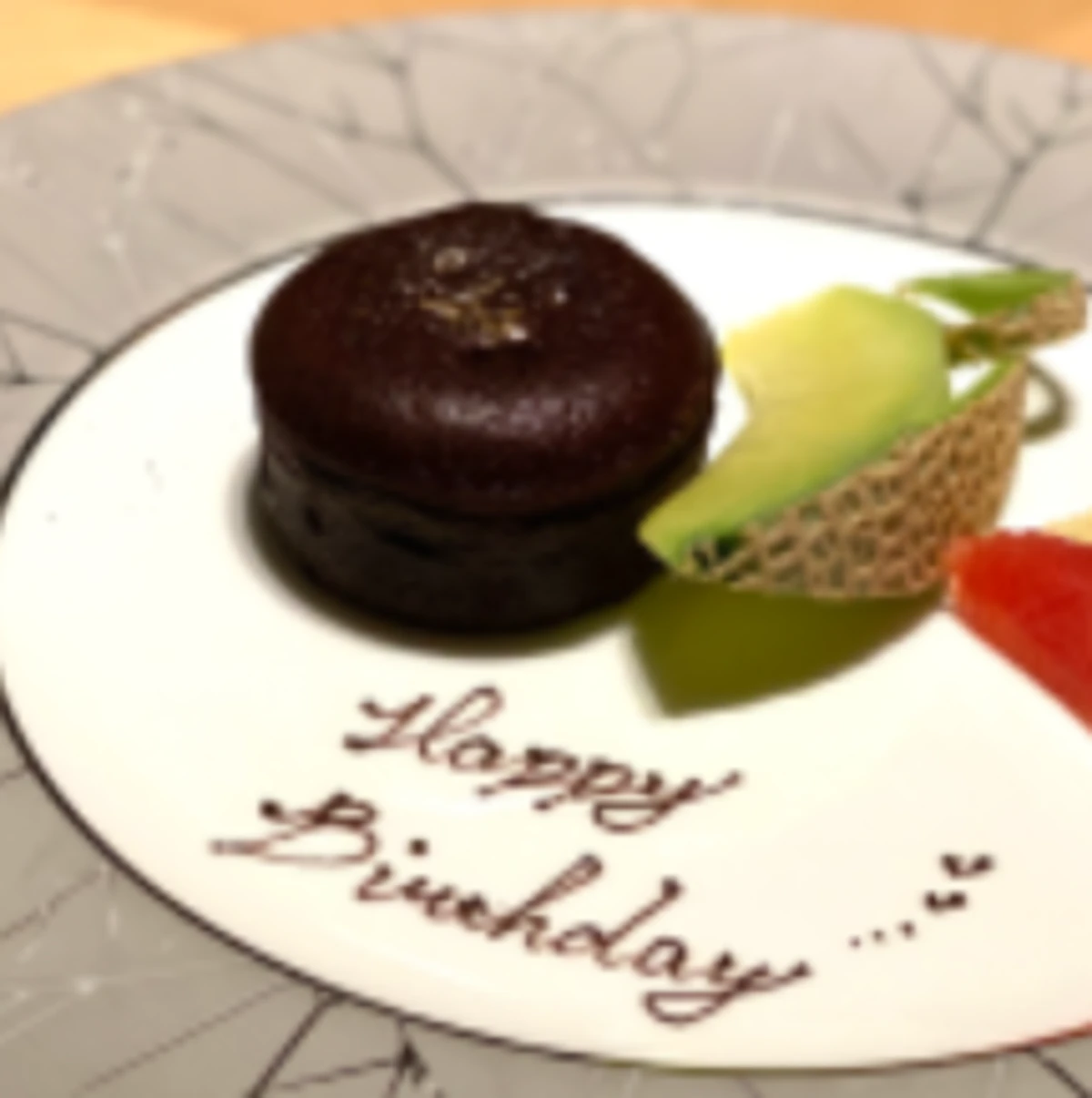 メッセージ付きプレート＋生デコレーションケーキのセット