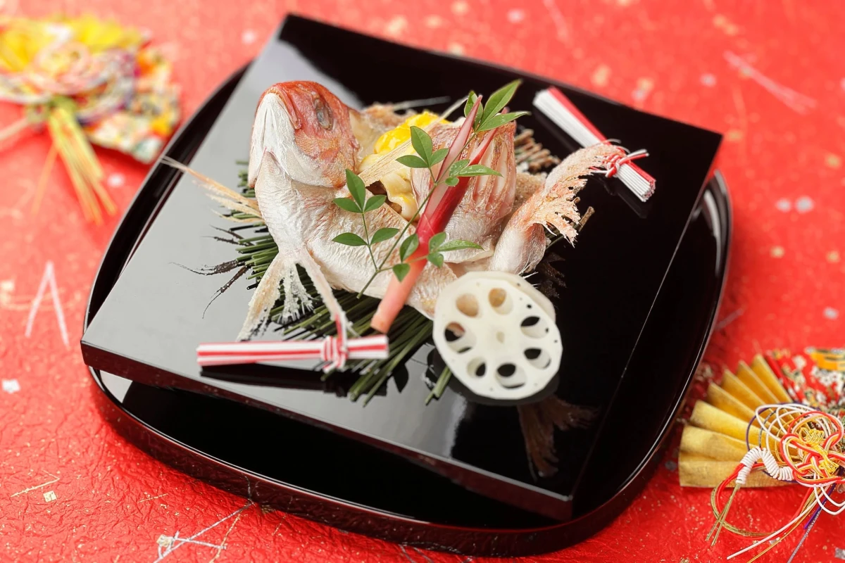 お食い初め膳(鯛お頭付き)